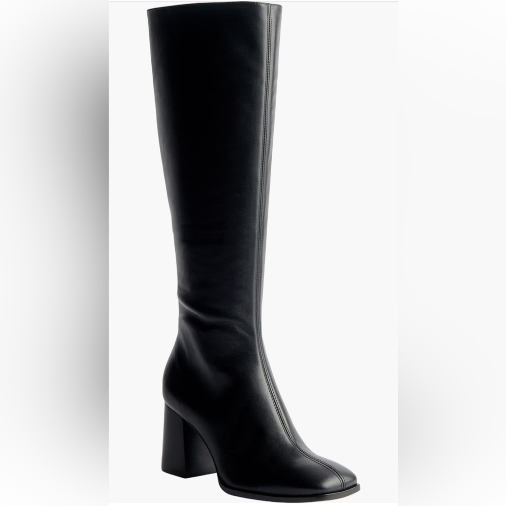 Reformation Nylah Knee High Black Boots size 9.5 - Picture 4 of 16
